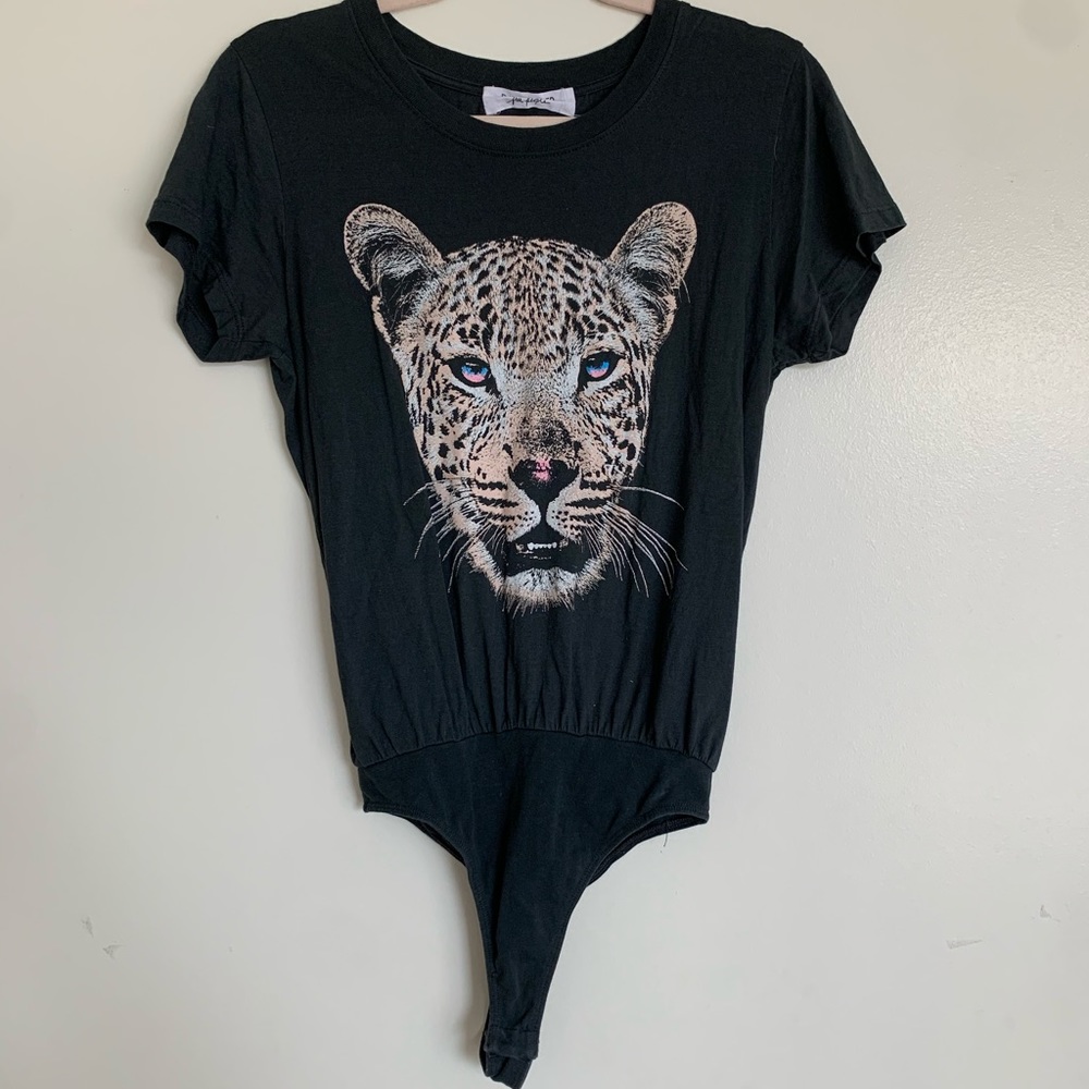 Free People Tiger Tee Bodysuit